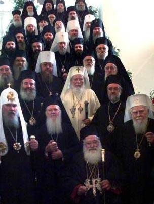 4.-7.1.2000: Patriarchen und Vorsteher von 11 orthodoxen Kirchen in Jerusalem
