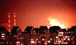 NATO-Bomben auf Pancevo